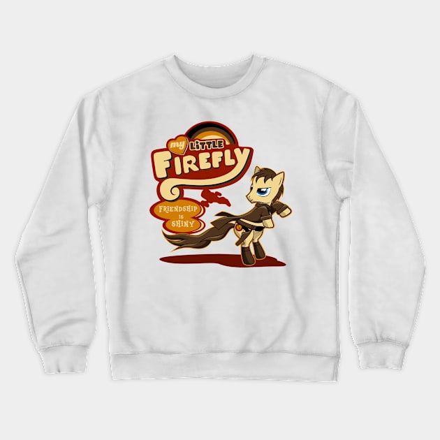 My Little Firefly Crewneck Sweatshirt by SwanStarDesigns